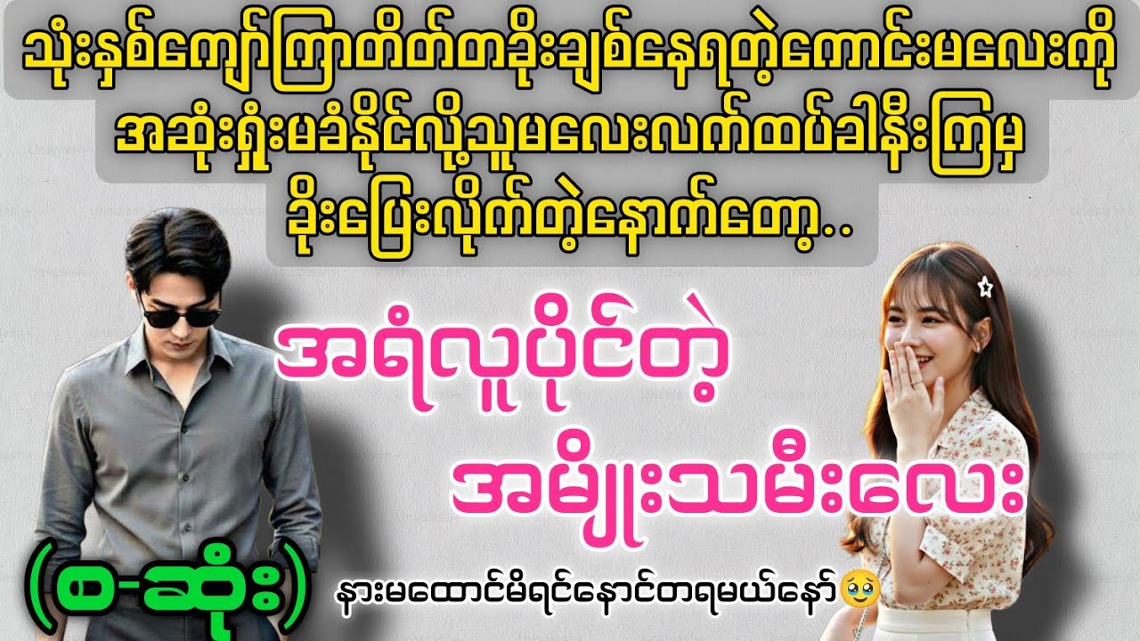 အရံလူပိုင်တဲ့အမျိုးသမီးလေး (စ-ဆုံး) #novelboxchannel  #audiobooks 