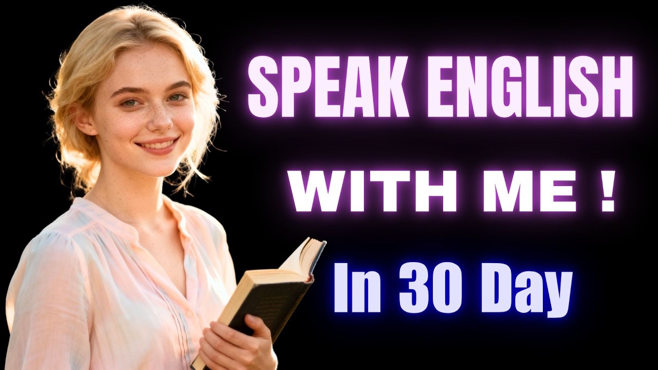 Speak English Fluently in 30 Days | Daily Listening & Speaking Practice ...