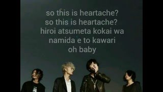 Video thumbnail of "Heartache One Ok Rock-Karaoke/Instrumental(lyrics on screen)"
