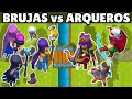 BRUJAS vs ARQUEROS | CUAL ES MEJOR EQUIPO? | OLIMPIADAS de CLASH ROYALE