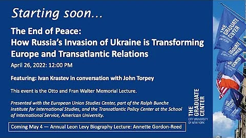 The End of Peace: How Russias Invasion of Ukraine Is Transforming Europe & Transatlantic Relations