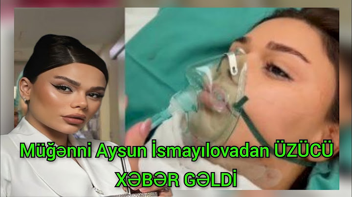 Onu da itirdik Müğənni Aysun İsmayılovadan
