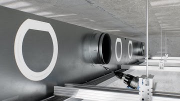 Ventmann PLINE 2 Lines | 3D Mounting Animation