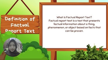 PRESENTATION FACTUAL REPORT TEXT