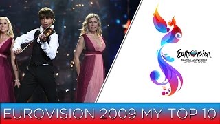 Eurovision 2009 My TOP 10