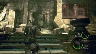 Resident Evil 5 HD Chapter 4-1(End) The Labyrinth & Traps P29