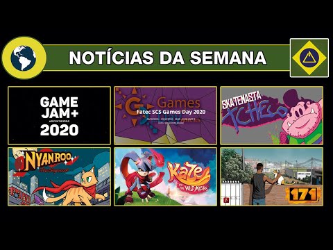 Notícias Semanais • 2ª Semana Outubro 2020 • Primeira etapa da Game Jam Plus!