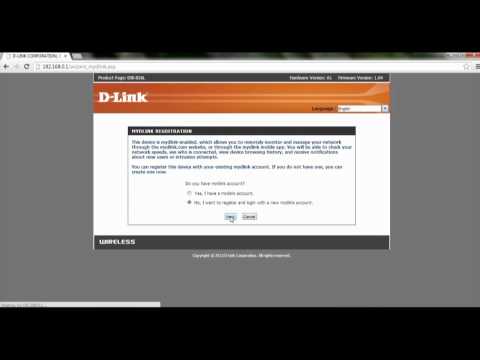 D-link Router How-To: How to Register MyDlink services