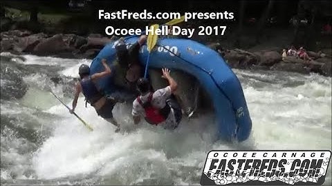Extreme Ocoee River Rafting: 3000 CFS Surge & Guide Training Hell Day | Class IV Carnage