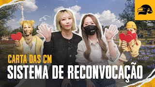 Carta das CM's - Sistema de Reconvocação | PUBG Brasil