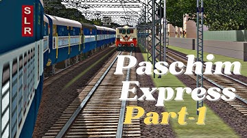Bandra Terminus - Amritsar Paschim Express Train Journey IR | MSTS OR | PART-1 | INDRAIL-V2 Route