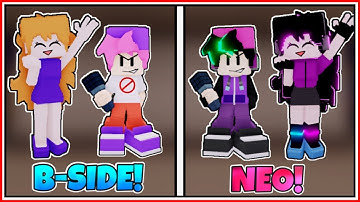 How to get "NEO" & "B-SIDES" BADGES + MORPHS/SKINS in ANOTHER FRIDAY NIGHT FUNK GAME! - ROBLOX