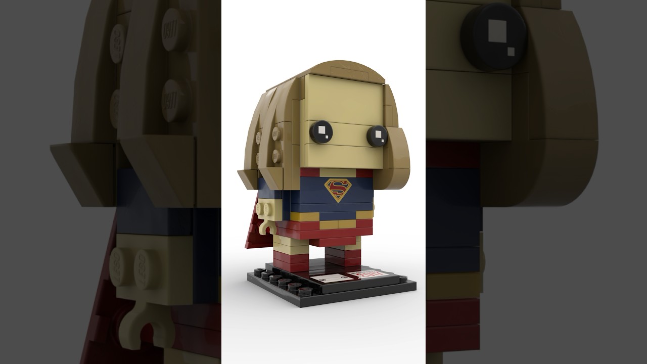 Lego DC Supergirl Brickheadz SDCC Stop-motion Build