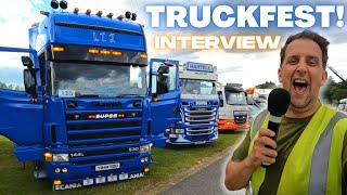 Malvern Truckfest 2022 | NERVOUS | Main Arena Interview | #truckertim