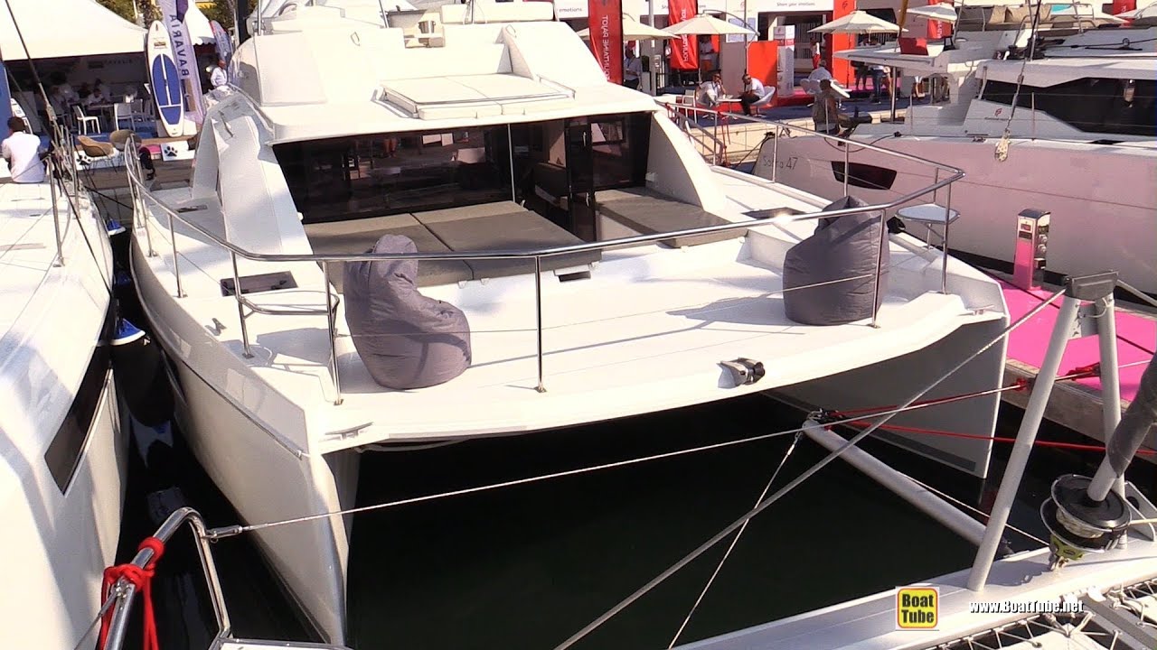 2019 Leopard 43 Power Catamaran - Deck and Interior Walkaround - 2018 Cannes Yachting Festival