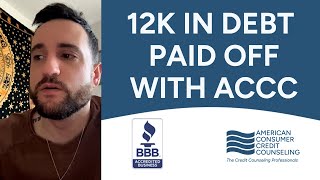 ACCC Got Adam Out of 12K of Debt #testimonial #debtfree #creditcarddebt #ACCC #bankruptcy