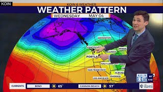 Weather forecast: A wavy jet stream brings all the weather to Oregon the next 3 days