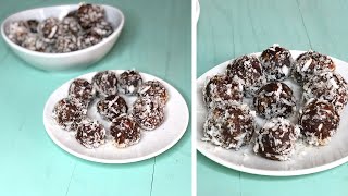 Date Balls Recipe | Crunchy Date Balls | FoodCube