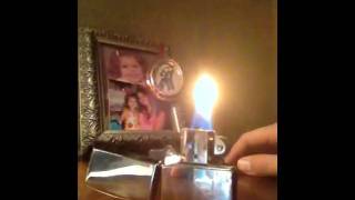 Why does my zippo flame pulse