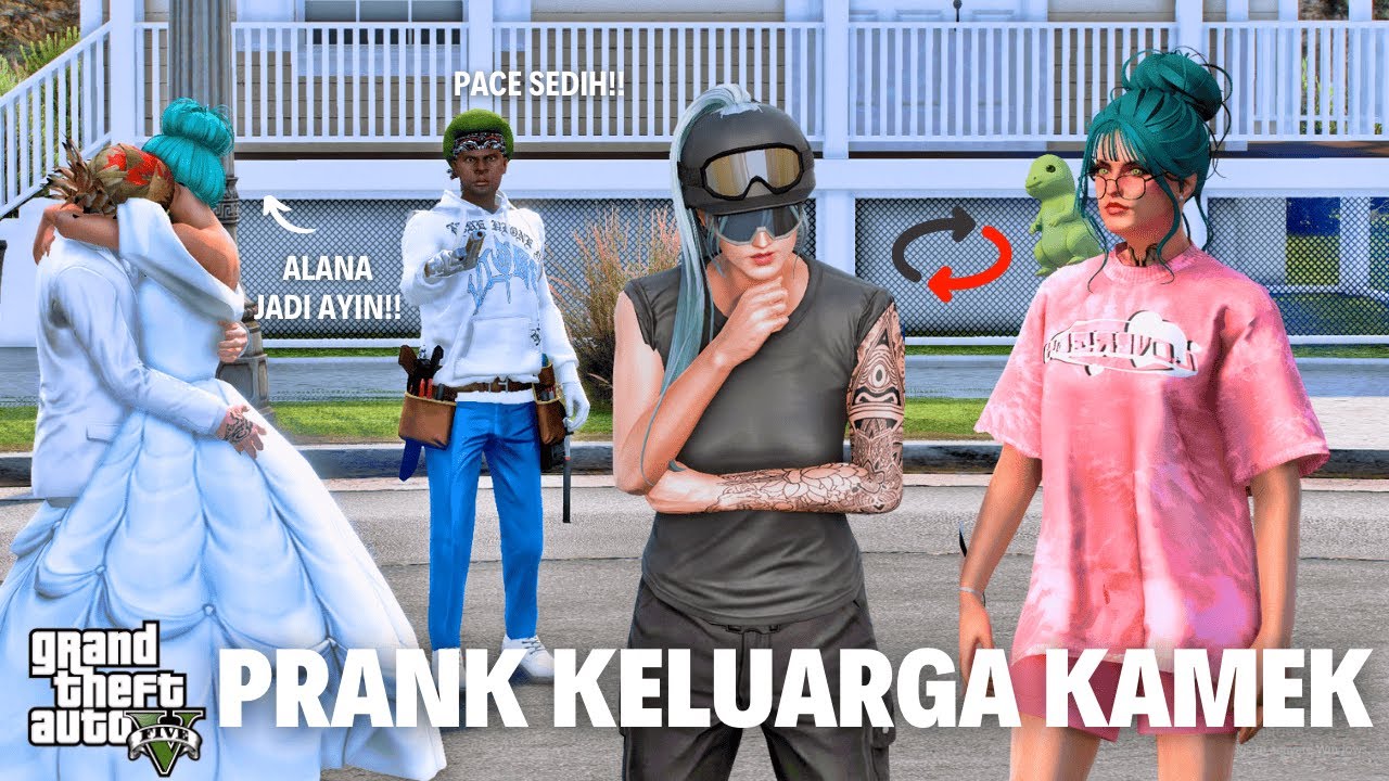 PRANK ANAK DOBRAK JADI AYIN!! PACE DAN JERE REBUTAN WKWK!! GTA 5 ROLEPLAY