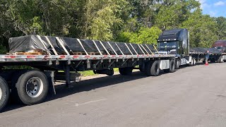 Still driving the  (freight liner fl) my first tarp