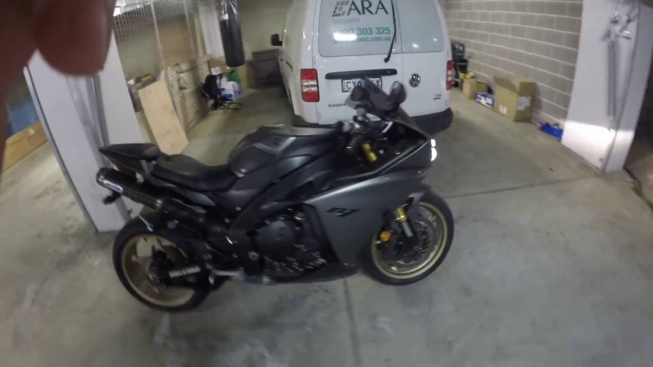 how to remove baffle on Yamaha R1 2014 GYTR exhaust YouTube