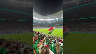 Así el ambiente desde el estadio LUSAIL. México- Argentina!!!!