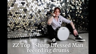 ZZ Top - Sharp Dressed Man (cover) recording drums