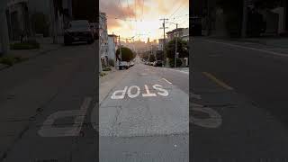 Sunrise over the city, Lower Pacific Heights