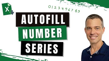 SAVE TIME with AutoFill and Create Number Series in Excel Like a PRO!