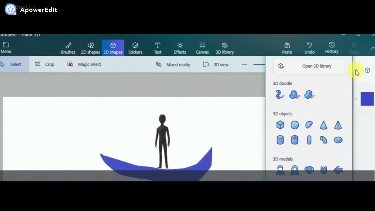  Paint  3D  Create a simple model  YouTube