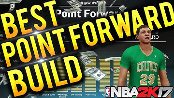 NBA 2K17 Tips: BEST POINT FORWARD BUILD - HOW TO CREATE A 6