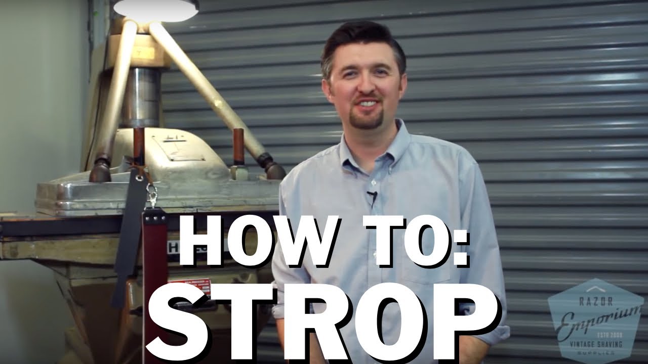 How to Strop a Straight Razor – MEN'S BIZ