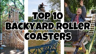 Top 10 Backyard Roller Coasters
