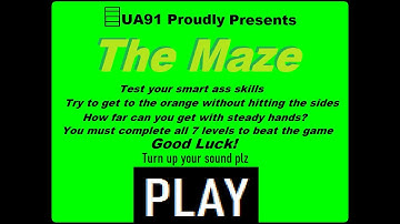 Early Scary Maze Game Prototype Footage by UA91 (2001)