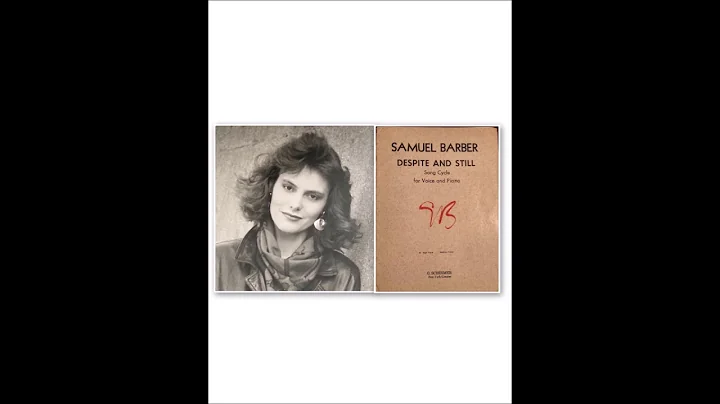 Valerie Evans, Soprano - My Lizard (Barber)