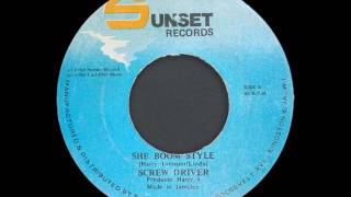 Screw Driver - She Boom Style + Dub - 7\