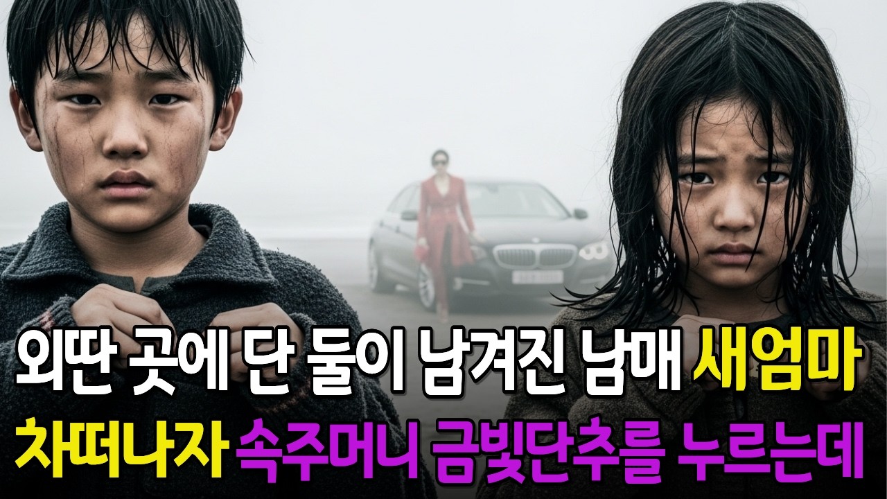 외딴 곳에 단 둘이 남겨진 남매, 두 아이가 품속에 있던 금빛단추를 누르자 새엄마에 대한 사이다응징이 시작되는데 / 인생사연 / 인생드라마 / 오디오북 / 시니어사연