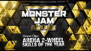 Arena Great Clips 2-Wheel Skills of the Year Nominees | 2024 Monster Jam Awards