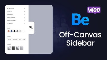 How to Set Up Off-Canvas Sidebar for WooCommerce Shop? 🛍️