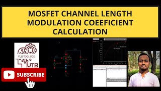 How To Find Channel Length Modulation Coefficient Lambda using MOS Output Characteristics