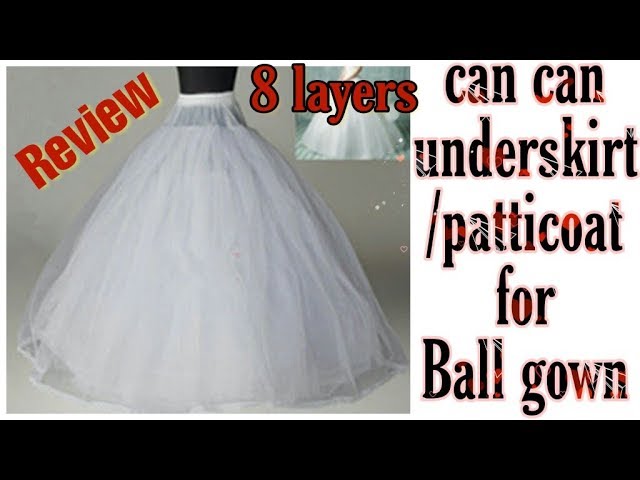 Can Can Skirt - ( Petticoat) Bride Wedding use, Women's Fashion, Dresses &  Sets, Evening Dresses & Gowns on Carousell