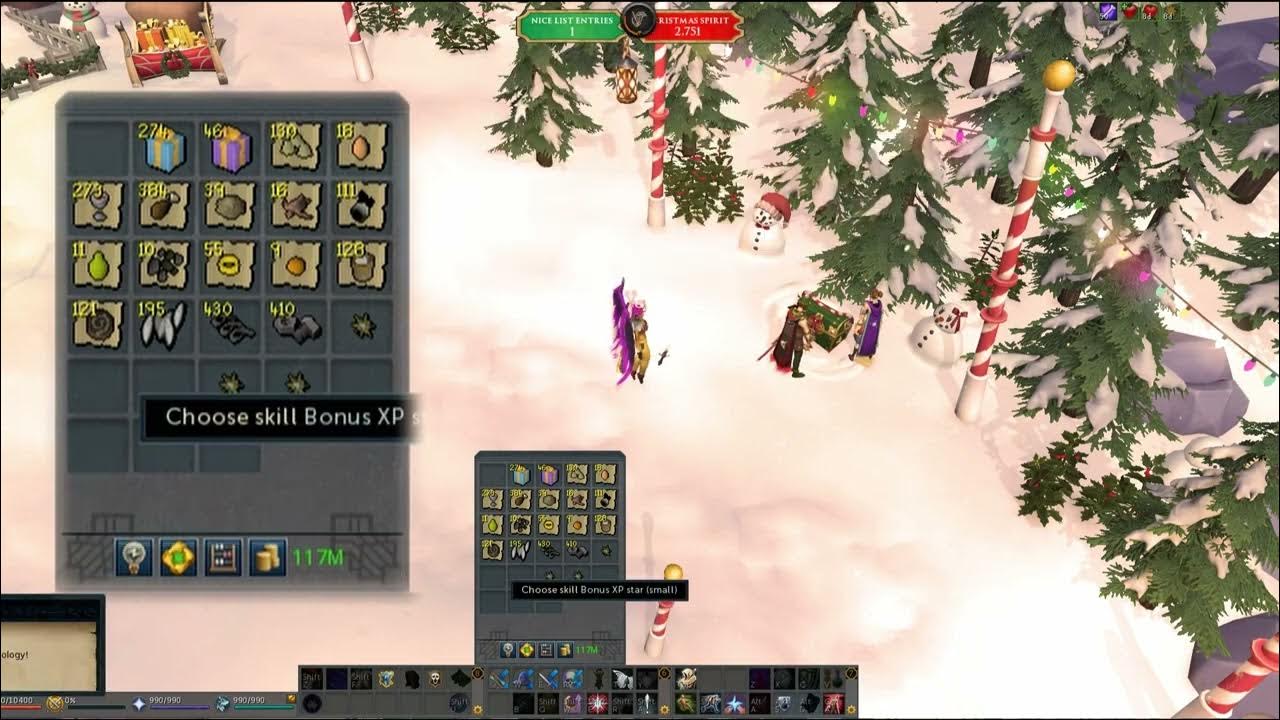 107k Christmas Paper (234 W Presents, 274 B, 46P) runescape YouTube