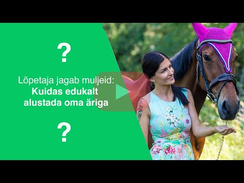 Video: Kuidas Alustada Oma Edukat äri