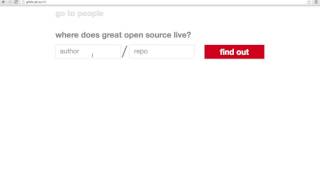 Get a visual snapshot of a repo or a person on github