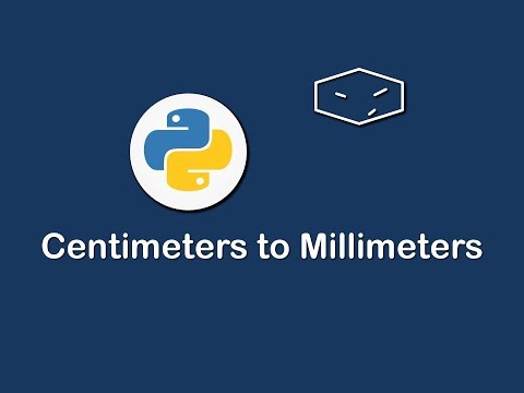 centimeters to millimeters in python 😀