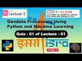 Isro python and ml course 18 feb quiz 1 answers 2025