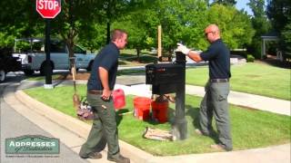 Step by step how to video of how to install a mailbox like to pros at Addresses of Distinction. How to Install a Curbside Mailbox and 