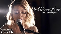 Don't Wanna Know - Maroon 5 (Boyce Avenue ft. Sarah Hyland cover) on Spotify & Apple  - Durasi: 2:52. 