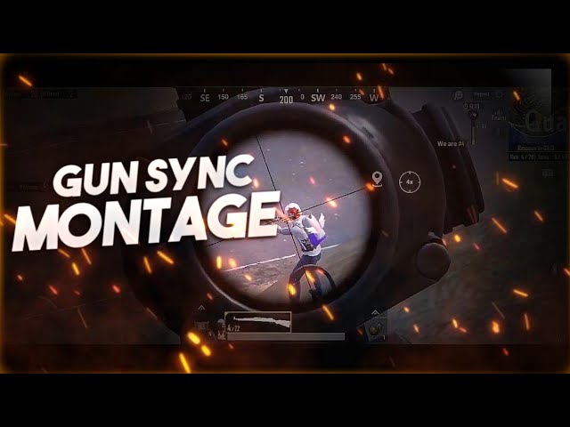 GUN SYNC | MONTAGE | PUBGM